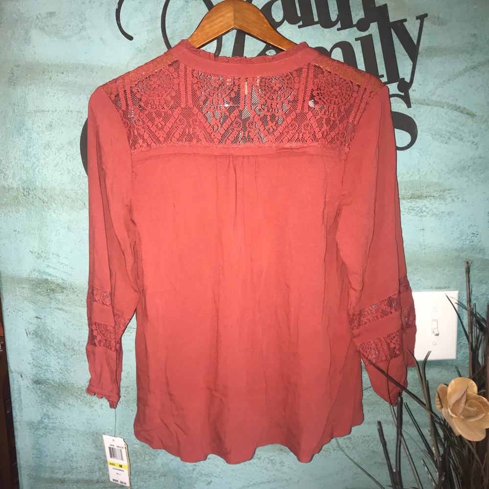 Rust blouse - Picture 3 of 3